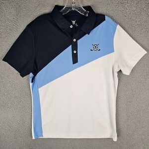 Chuco Golf Shirt Mens Size Medium Polo Short Sleeve Performance